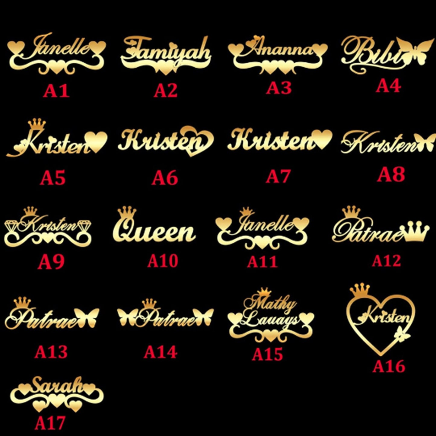 Bamboo Custom Hoops 🎀